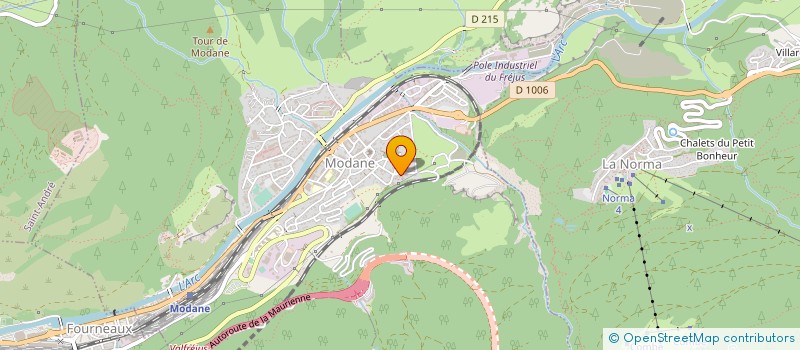 localisation de l'entreprise MADAME CORALINE VISE  MODANE