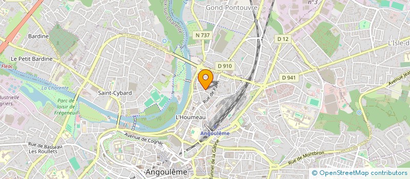 localisation de l'entreprise MADAME CORALISE PEAN à ANGOULEME