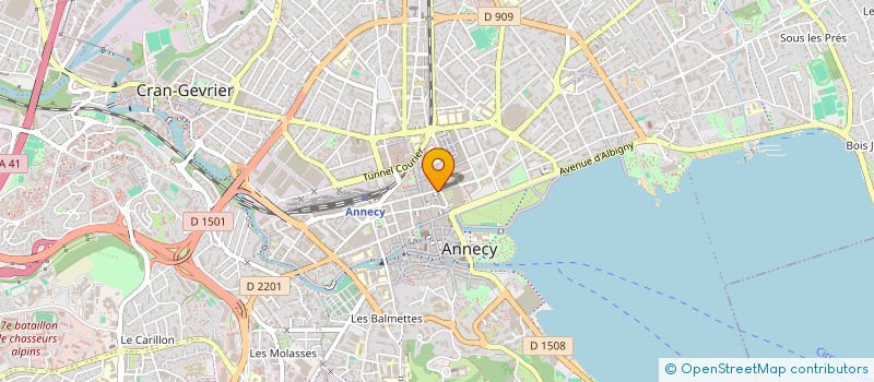 localisation de l'entreprise MADAME CORALLE AMEUR  ANNECY