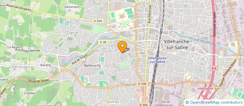 localisation de l'entreprise MADAME CORALLINE DESCOLLAZ  VILLEFRANCHE-SUR-SAONE