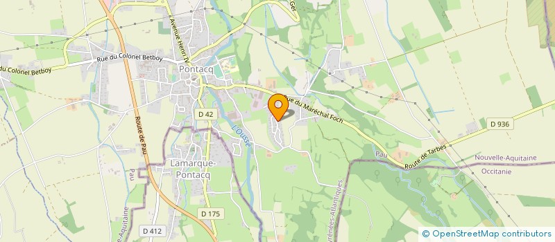 localisation de l'entreprise MADAME CORALY HEMON  PONTACQ