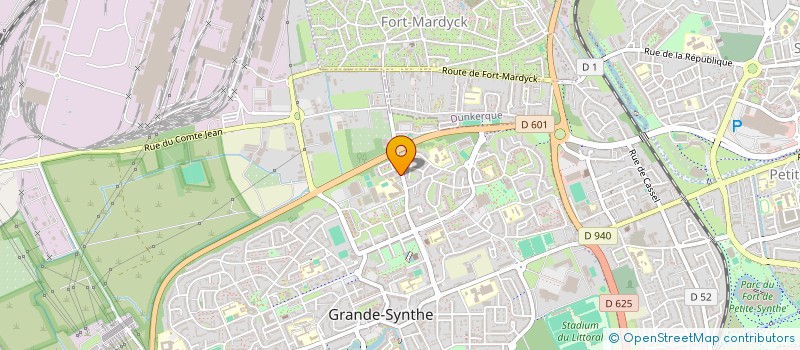 localisation de l'entreprise MADAME CORALY THOMAS à GRANDE-SYNTHE