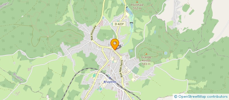 localisation de l'entreprise MADAME CORALYNE CLAUDIN  BRUYERES