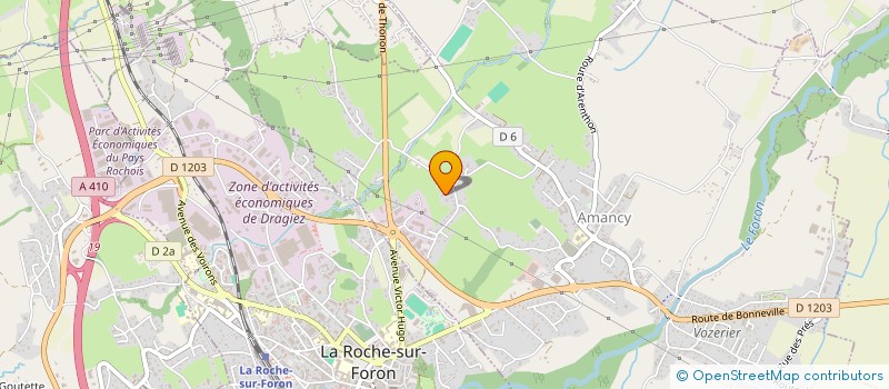 localisation de l'entreprise MADAME CORALYNE ROSNOBLET  AMANCY