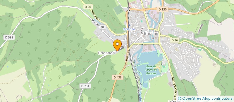 localisation de l'entreprise MADAME CORANTINE BREEMEERSCH  BRIONNE