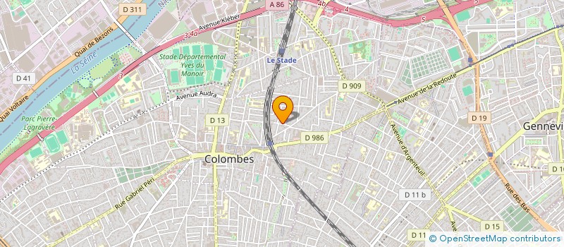 localisation de l'entreprise MADAME CORAZON MENDOZA à COLOMBES