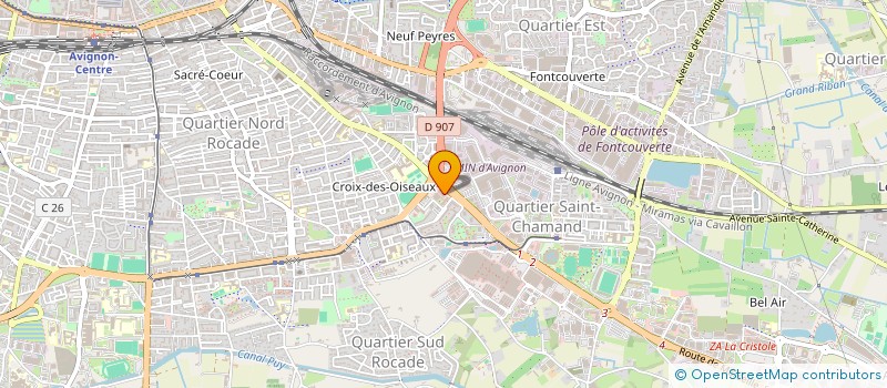 localisation de l'entreprise MADAME CORBACHO ISABEL  AVIGNON