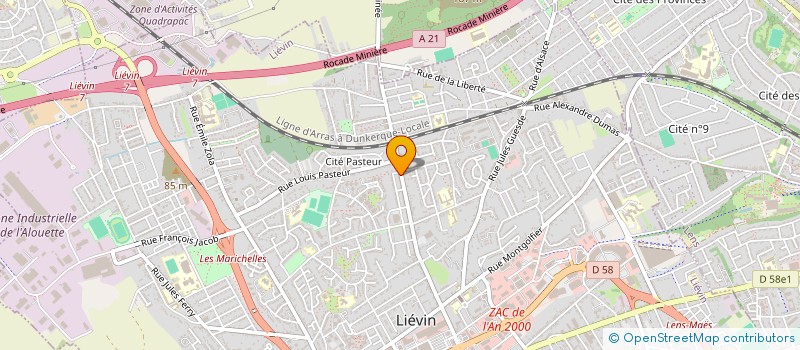 localisation de l'entreprise MADAME CORDELIA FRANCOIS  LIEVIN