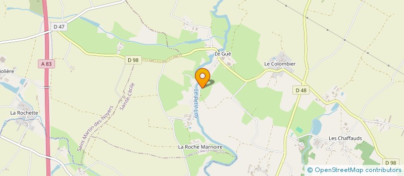 localisation de l'entreprise MADAME CORELIEC CALLARD  SAINTE-CECILE