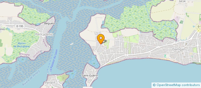 localisation de l'entreprise MADAME CORENTINE BAILLY  DAMGAN