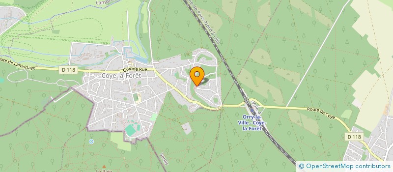 localisation de l'entreprise MADAME CORENTINE BOUDOULEC  COYE-LA-FORET