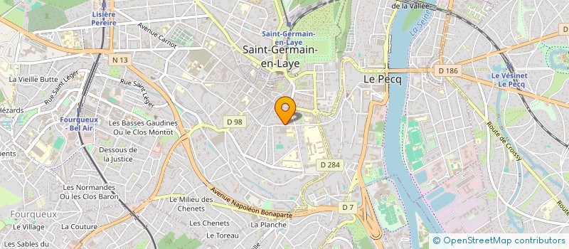 localisation de l'entreprise MADAME CORENTINE CELERIER à SAINT-GERMAIN-EN-LAYE