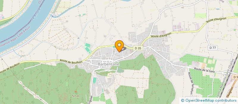 localisation de l'entreprise MADAME CORENTINE COURALET  BARBENTANE