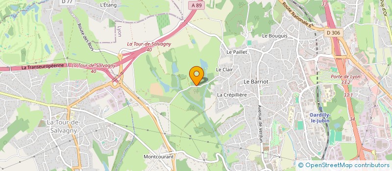 localisation de l'entreprise MADAME CORENTINE GAETANE GUILLOT à DARDILLY