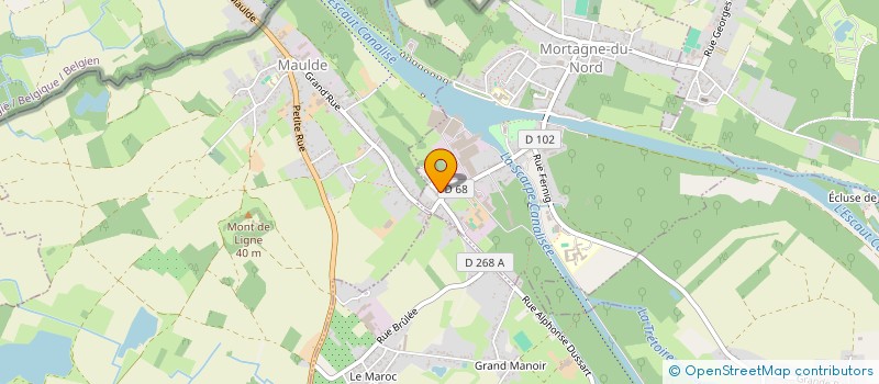 localisation de l'entreprise MADAME CORENTINE LO BUE  MORTAGNE-DU-NORD