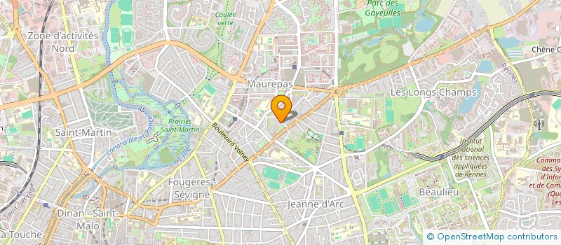 localisation de l'entreprise MADAME CORENTINE MAGUERES  RENNES