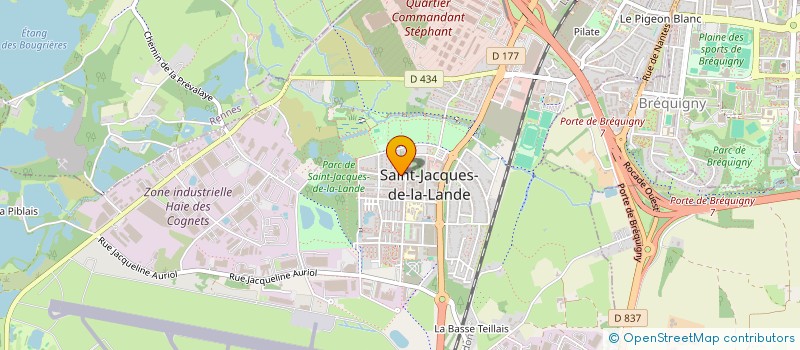 localisation de l'entreprise MADAME CORENTINE NIQUE  SAINT-JACQUES-DE-LA-LANDE