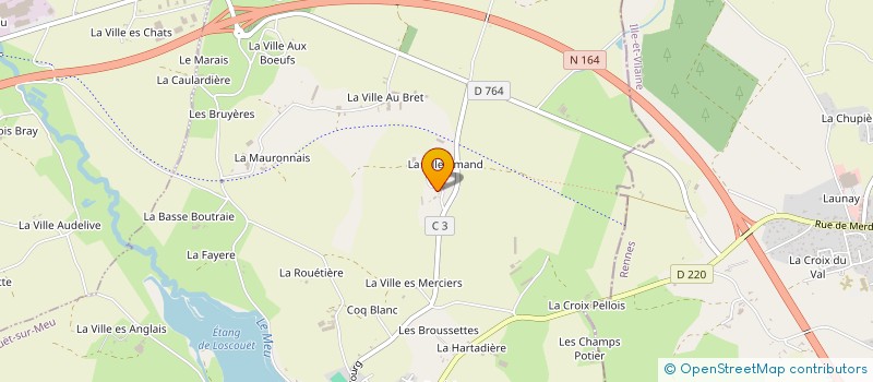 localisation de l'entreprise MADAME CORENTINE TOXE à LOSCOUET-SUR-MEU