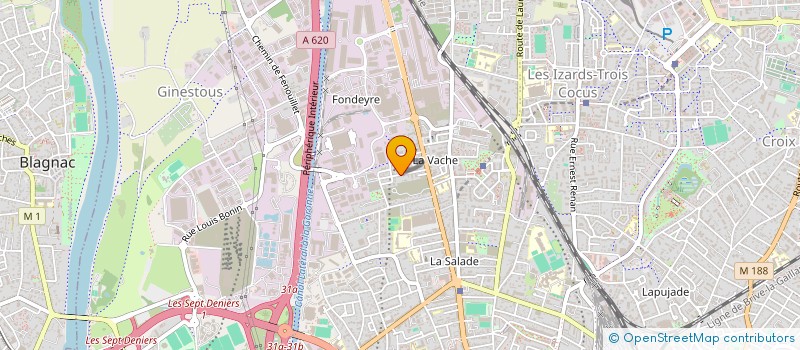 localisation de l'entreprise MADAME CORENTYN HALM  TOULOUSE