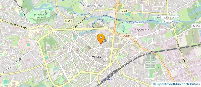 localisation de l'entreprise MADAME CORIANDRE PRUDHOMME à ARRAS