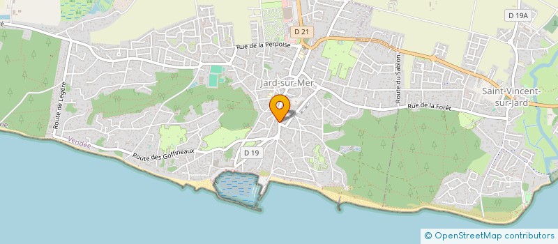 localisation de l'entreprise MADAME CORIE AUGIZEAU à JARD-SUR-MER