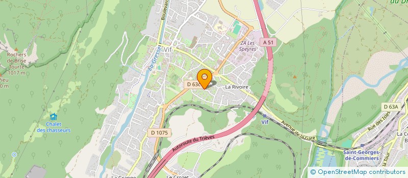 localisation de l'entreprise MADAME CORIE PELLEGRINELLI  VIF