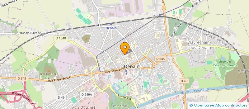 localisation de l'entreprise MADAME CORINA AVADANEI  DENAIN