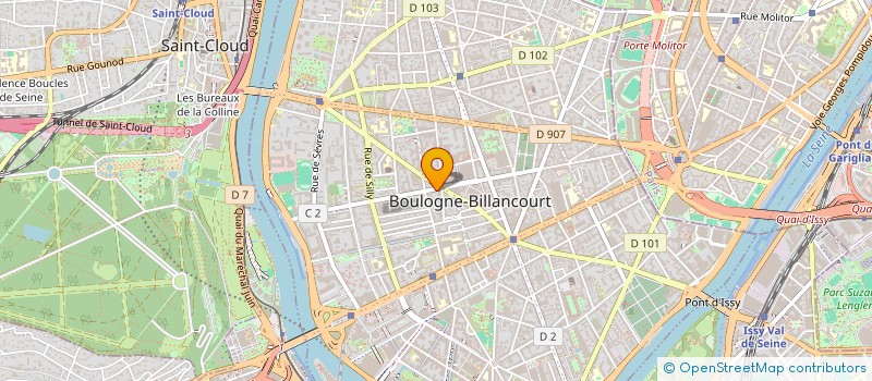 localisation de l'entreprise MADAME CORINA BANCESCU à BOULOGNE-BILLANCOURT