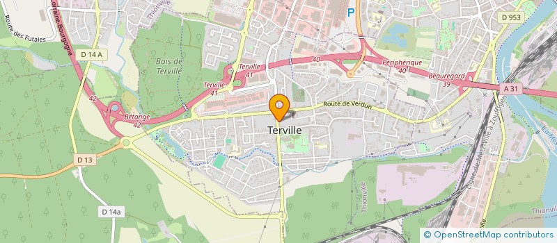 localisation de l'entreprise MADAME CORINA CORHUT  TERVILLE