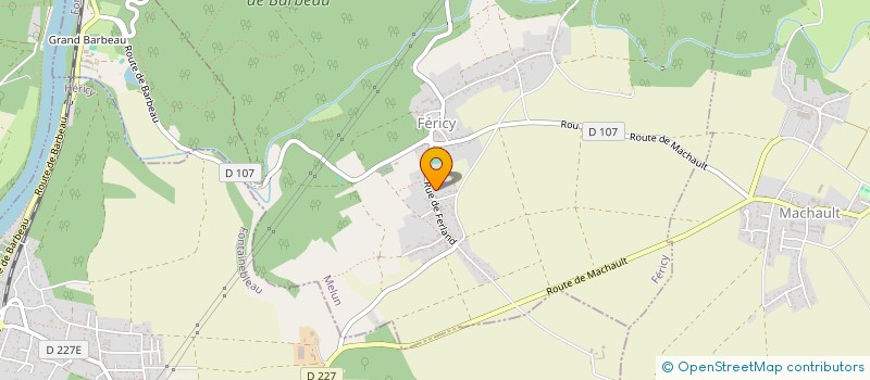 localisation de l'entreprise MADAME CORINA MOREIRA MOUTINHO  FERICY