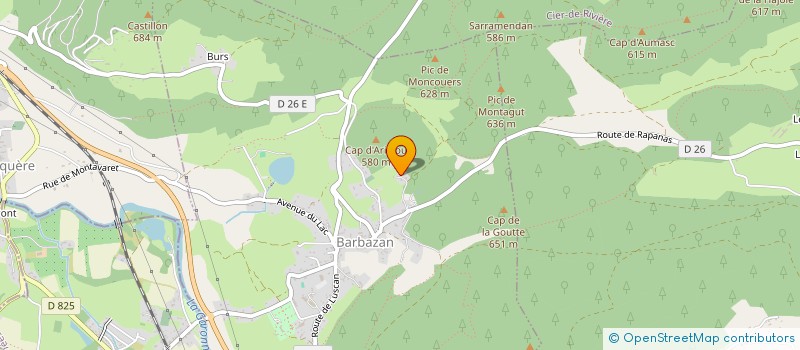 localisation de l'entreprise MADAME CORINA OMOIU  BARBAZAN