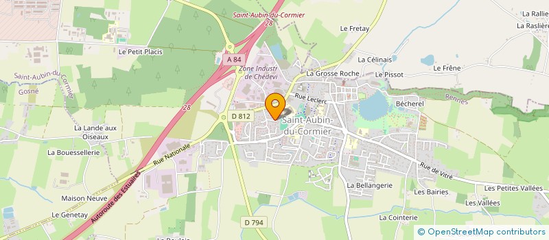 localisation de l'entreprise MADAME CORINA SAVA  SAINT-AUBIN-DU-CORMIER