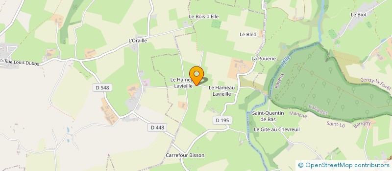 localisation de l'entreprise MADAME CORINE AHMED  SAINT-GEORGES-D'ELLE