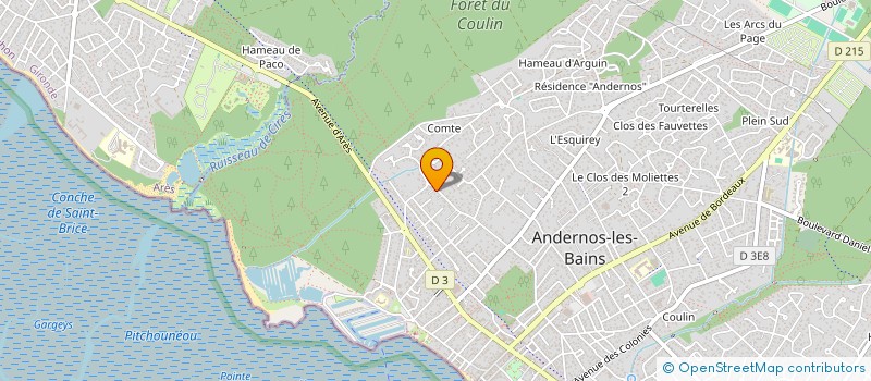 localisation de l'entreprise MADAME CORINE AZNAR  ANDERNOS-LES-BAINS