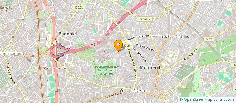 localisation de l'entreprise MADAME CORINE BACQUART à MONTREUIL