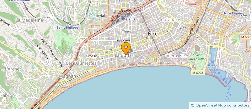 localisation de l'entreprise MADAME CORINE BAILLES à NICE