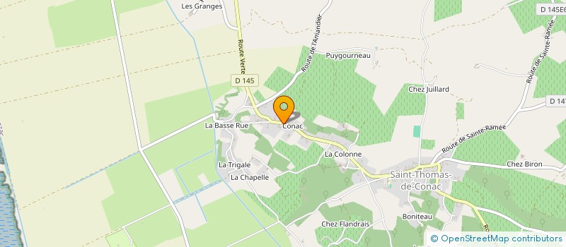 localisation de l'entreprise MADAME CORINE BAZEILLE  SAINT-THOMAS-DE-CONAC