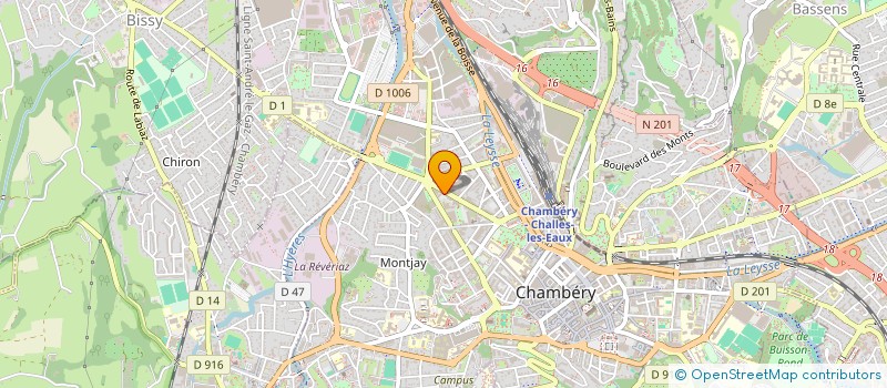 localisation de l'entreprise MADAME CORINE BECKER à CHAMBERY