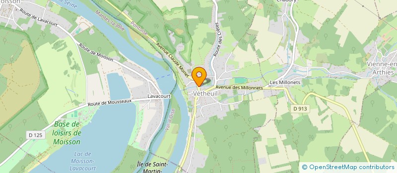 localisation de l'entreprise MADAME CORINE BELLISSENT à VETHEUIL
