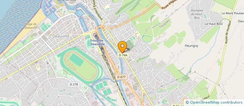 localisation de l'entreprise MADAME CORINE BENNAIM  TROUVILLE-SUR-MER