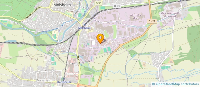 localisation de l'entreprise MADAME CORINE BIRGEL à MOLSHEIM