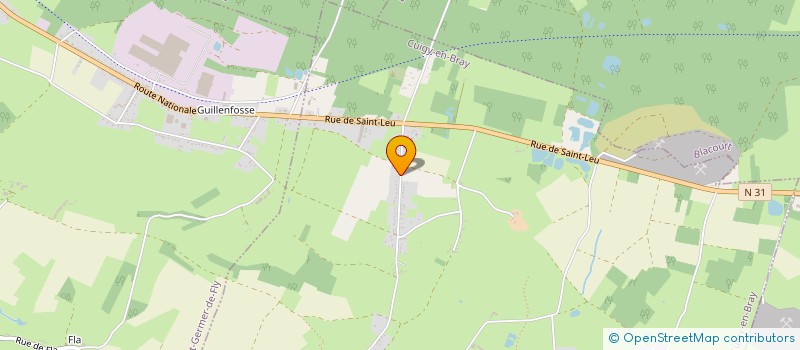 localisation de l'entreprise MADAME CORINE BIVILLE  CUIGY-EN-BRAY