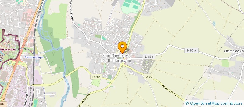 localisation de l'entreprise MADAME CORINE BOBET à SAINT-GEORGES-LES-BAILLARGEAUX