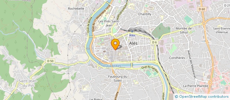 localisation de l'entreprise MADAME CORINE BOISSY  ALES