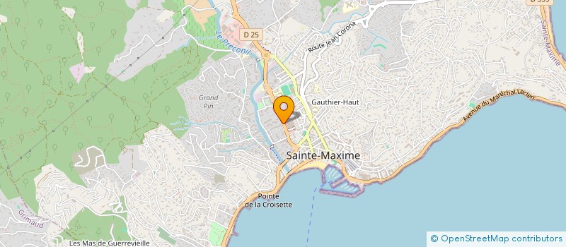 localisation de l'entreprise MADAME CORINE BOUCHEROT à SAINTE-MAXIME