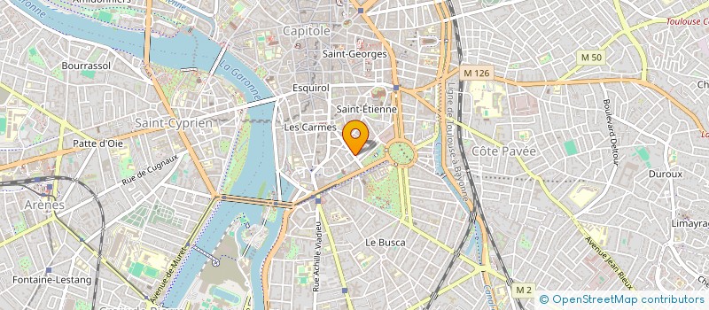 localisation de l'entreprise MADAME CORINE CABALET  TOULOUSE