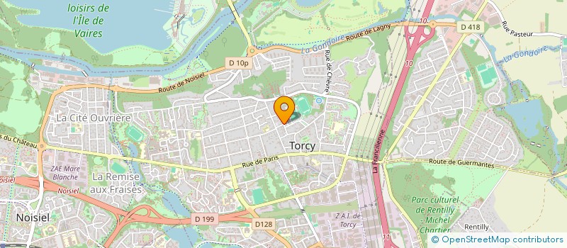 localisation de l'entreprise MADAME CORINE CANEVAL  TORCY