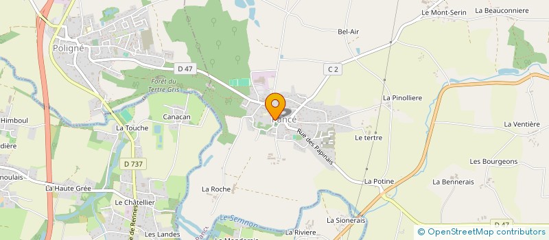 localisation de l'entreprise MADAME CORINE CARRE  PANCE