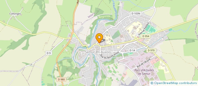 localisation de l'entreprise MADAME CORINE CASTELLA  SEMUR-EN-AUXOIS