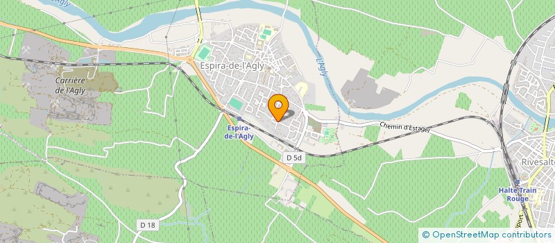 localisation de l'entreprise MADAME CORINE CAUSSAT  ESPIRA-DE-L'AGLY